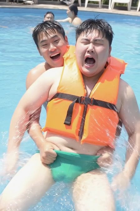 anime_siuru's tweet photo. 워터파크는 삼각만 입어야 한다고 구라치고
삼각입게 함ㅋㅋ

잡아당기니까 불알이랑 꼬추 윤곽 다 보이더라
수영복만 잡으면 놔달라고 징징거리길래
걍 벗겨줬다

어차피 소추라 아무도 모를듯?
잼민이들이 저 형 꼬추보인다 하던데
알빠노

#소추 #수치 #게이 https://t.co/y7QEOcnHHc