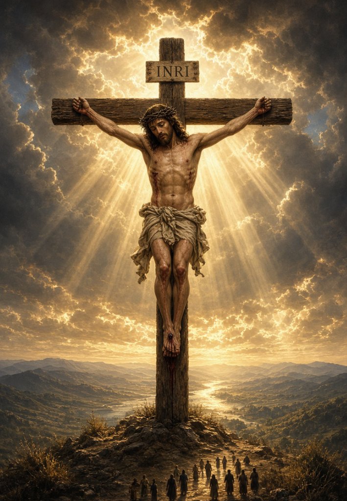 IamOsei3's tweet photo. The cross is a symbol of hope for everyone who feels lost. Jesus gave Himself so that humanity could be brought back into relationship with God🙏 https://t.co/7lJYjbYNNj