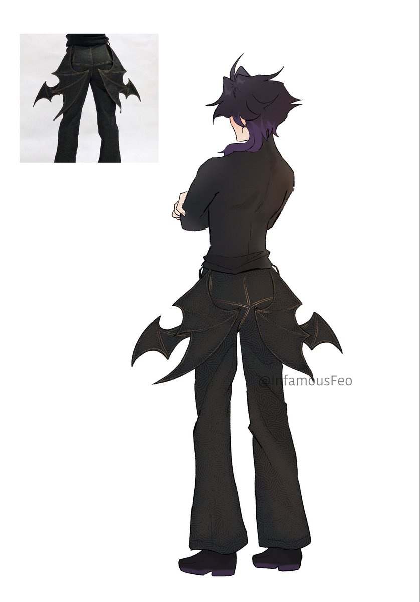 InfamousFeo's tweet photo. 🦇

#pantalone #genshinimpact https://t.co/oq6hMvv5UR