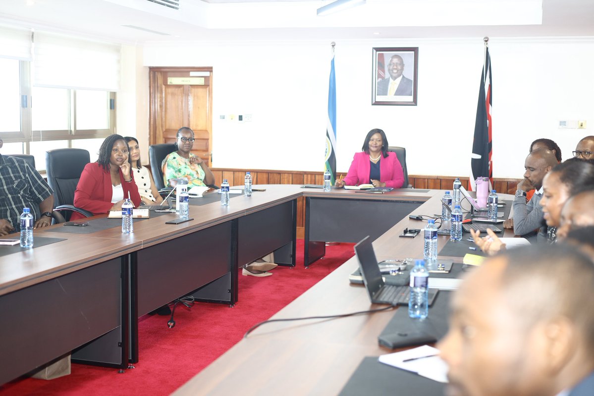 rebecca_miano's tweet photo. Alongside the Tourism Taskforce, today I met with the East African Breweries PLC (EABL)  led by Group Marketing & Innovations Director Anne-Joy Michira to launch a strategic partnership. 

By blending cultural lifestyle experiences with wildlife adventure and embedding conservation advocacy into every drive, we are expanding domestic circuits, enriching international travel, and accelerating our target of 5M annual visitors. 
By uniting private sector innovation with public policy, the @Min_TourismKE is delivering curated park getaways for local travelers and immersive cultural safaris for global guests. Magical Kenya is ready to showcase its wonder to the world as we celebrate our heritage while safeguarding our natural legacy. 

#MagicalKenya  #TembeaKenya #ConservationFirst #PublicPrivatePartnerships