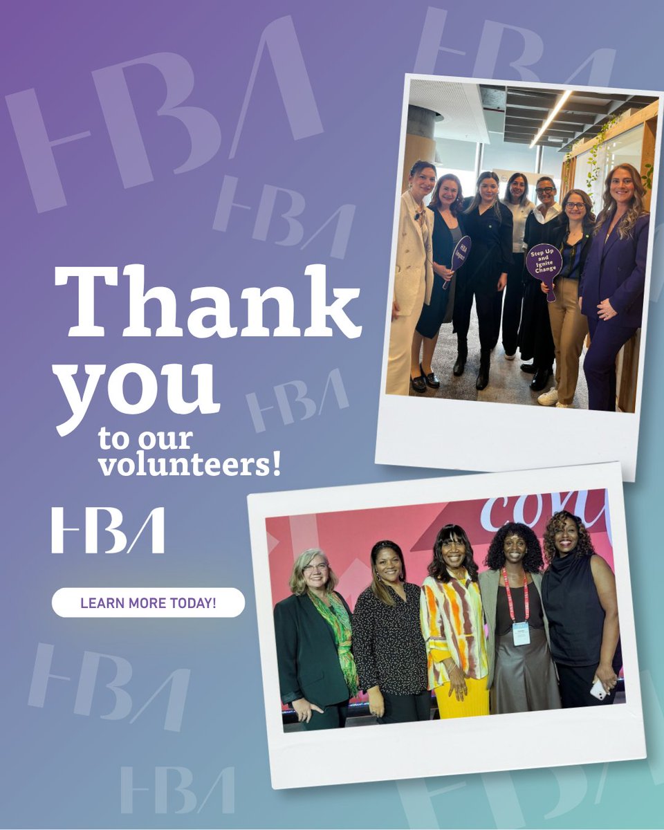 HBAnet's tweet photo. HBA volunteering gives you the opportunity to put your expertise into action while building new skills and gaining valuable leadership experience along the way.
Bring what you know. Discover what you're capable of.
https://t.co/XNK0Pjoiix
#HBAimpact https://t.co/ZGqyzjSzNE