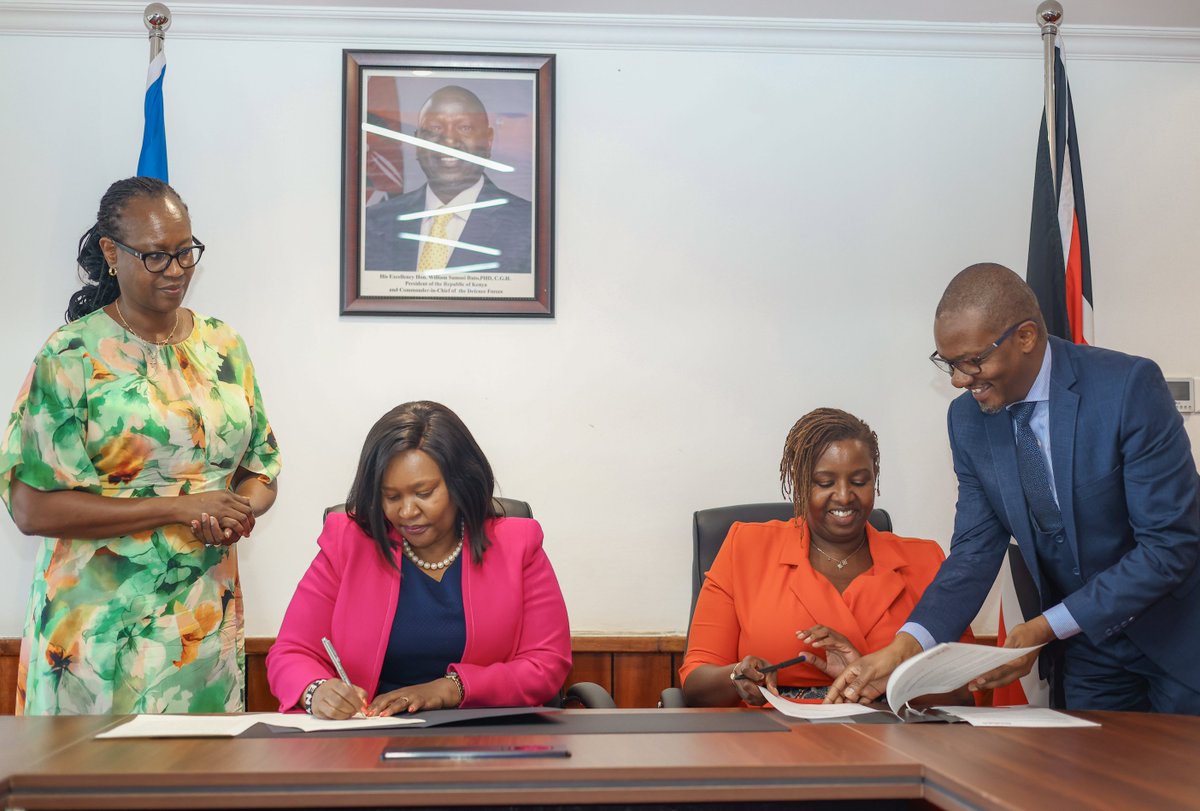 rebecca_miano's tweet photo. Alongside the Tourism Taskforce, today I met with the East African Breweries PLC (EABL)  led by Group Marketing & Innovations Director Anne-Joy Michira to launch a strategic partnership. 

By blending cultural lifestyle experiences with wildlife adventure and embedding conservation advocacy into every drive, we are expanding domestic circuits, enriching international travel, and accelerating our target of 5M annual visitors. 
By uniting private sector innovation with public policy, the @Min_TourismKE is delivering curated park getaways for local travelers and immersive cultural safaris for global guests. Magical Kenya is ready to showcase its wonder to the world as we celebrate our heritage while safeguarding our natural legacy. 

#MagicalKenya  #TembeaKenya #ConservationFirst #PublicPrivatePartnerships