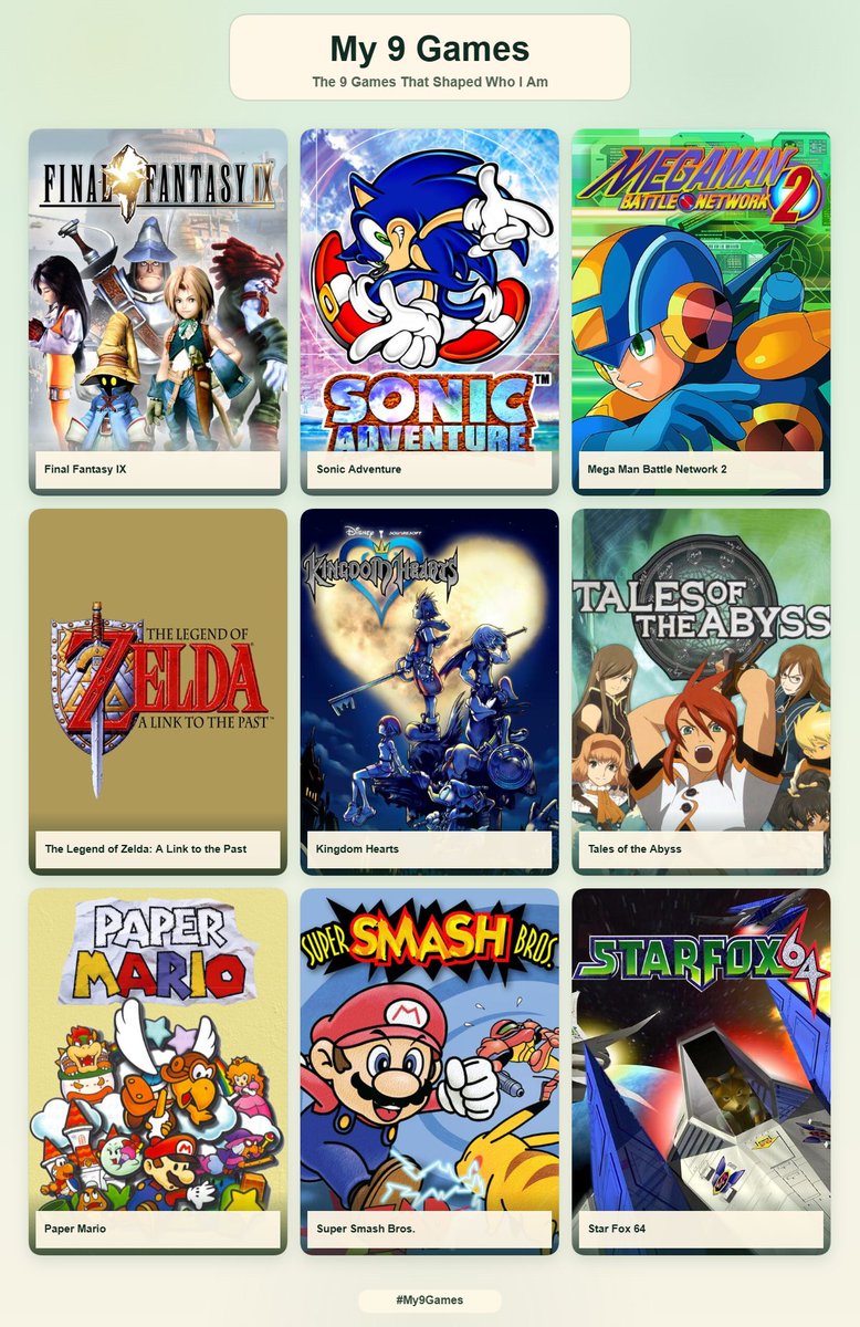SumRGuy's tweet photo. #9movies #9games #9anime
Late.
...I'm surprised I couldn't think of a who-done-it or at least one wuxia movie that really shaped me cuz I watch so many of those. https://t.co/TRDc791cGc