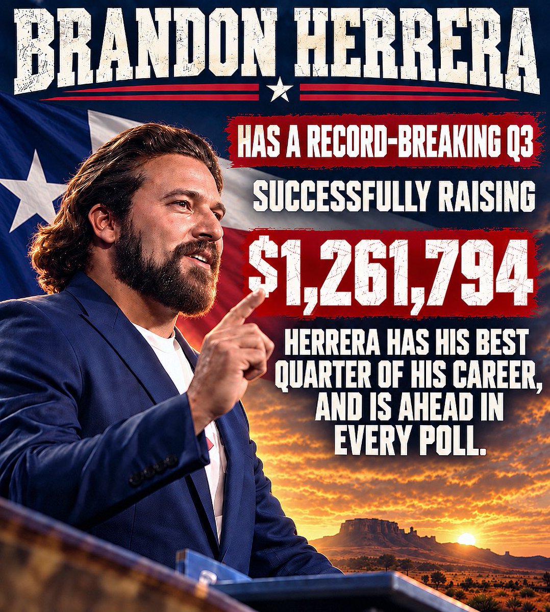 TheAKGuy's tweet photo. I’m proud to report that we just had our biggest quarter yet.

Thanks to our thousands of small dollar donors, we have an incredible war chest for November.

While my opponent makes cheap shots thinking she’ll hurt my support, the truth is we have more support than ever before. https://t.co/TJtQANZGeq