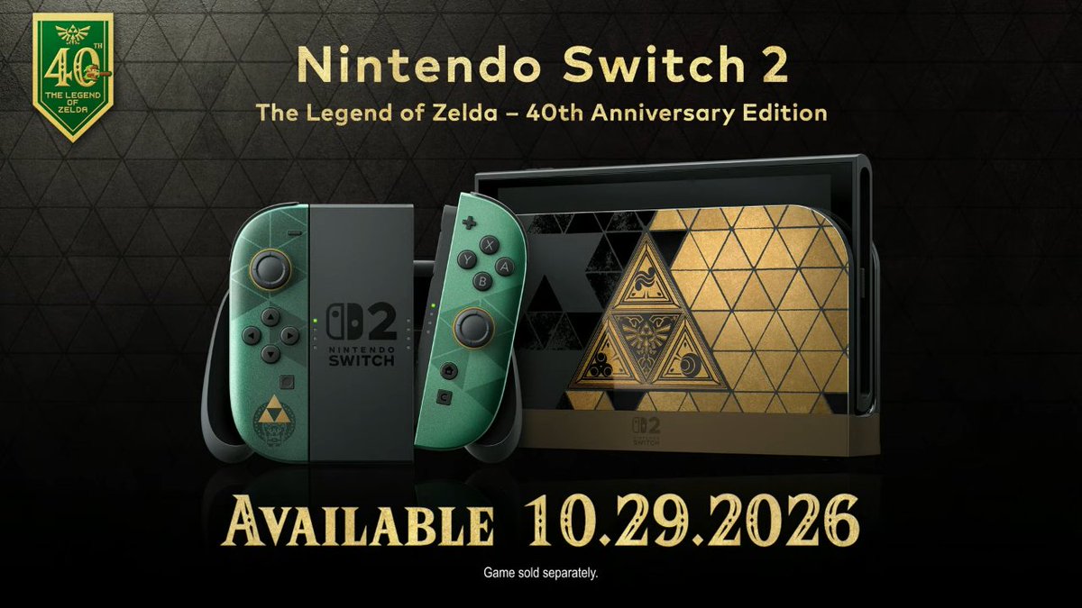videogamedeals's tweet photo. Pre-Order: Zelda Switch 2 Console via Amazon (Prime Eligible). #ad https://t.co/N1UuZA2Kiu https://t.co/BnGgRLKraK