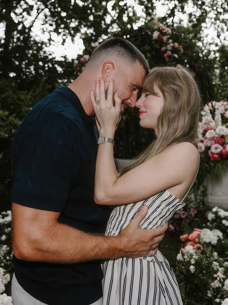 taylorswiftbr's tweet photo. so hate all you like
this is the love of my life!

Feliz aniversário para Travis Kelce (1,96), marido e melhor amigo de Taylor Swift. 🤍