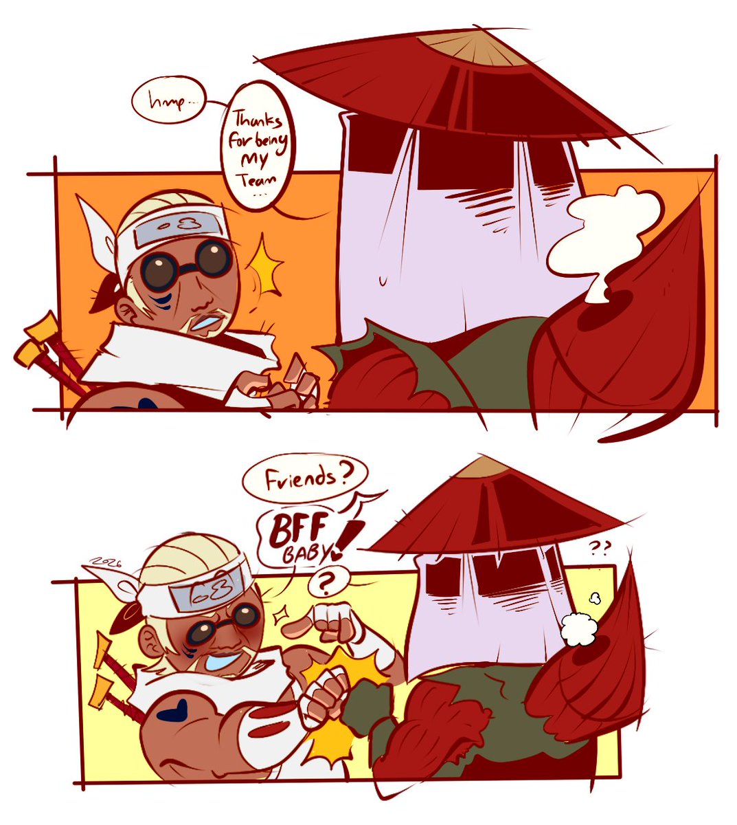 Caballero_Cuty's tweet photo. Killer bee and Han?🐙♨️
I feel like they would have been a cool weird friendship??? crackship??idk

#naruto https://t.co/hJxMeduEMk