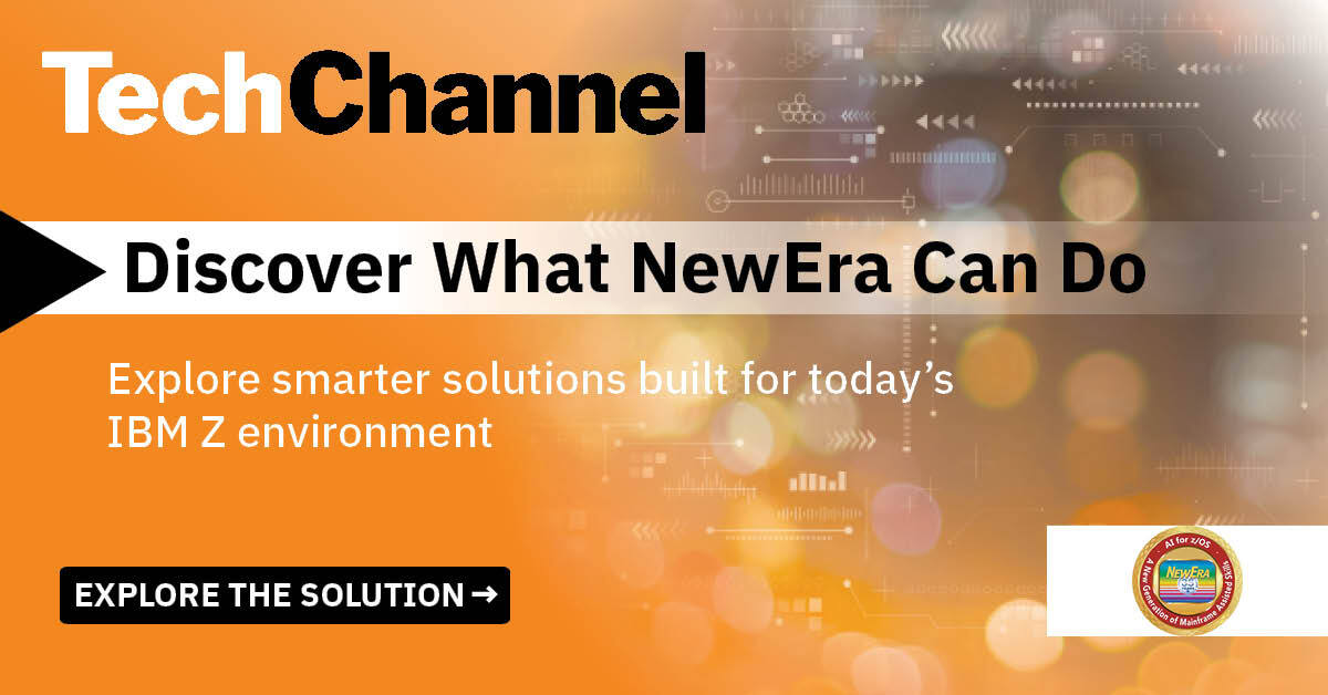 TechChannelHQ's tweet photo. Better visibility. Greater control. More confidence. Explore NewEra Software solutions for IBM Z.

👉Explore the Solution: https://t.co/UrNB0VGzM8 https://t.co/oxdhEkA9tg