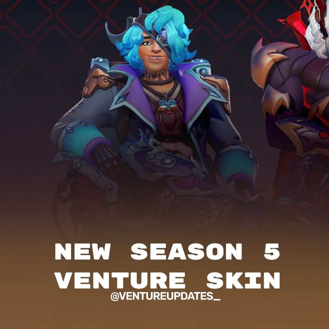 VentureUpdates_'s tweet photo. Take a look at the new Venture skin coming in #Overwatch Season 5: A Grim Doctrine! 🏴‍☠️🩵
Most likely included in the Ultimate Battle Pass. https://t.co/MJQz2ttx8t