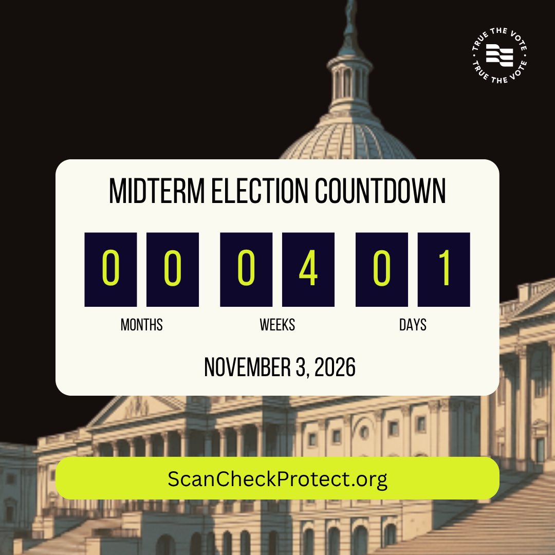 TrueTheVote's tweet photo. We’ve officially entered the 20s. 🇺🇸

https://t.co/jfsJrTU6zB https://t.co/PHSInyjp5x