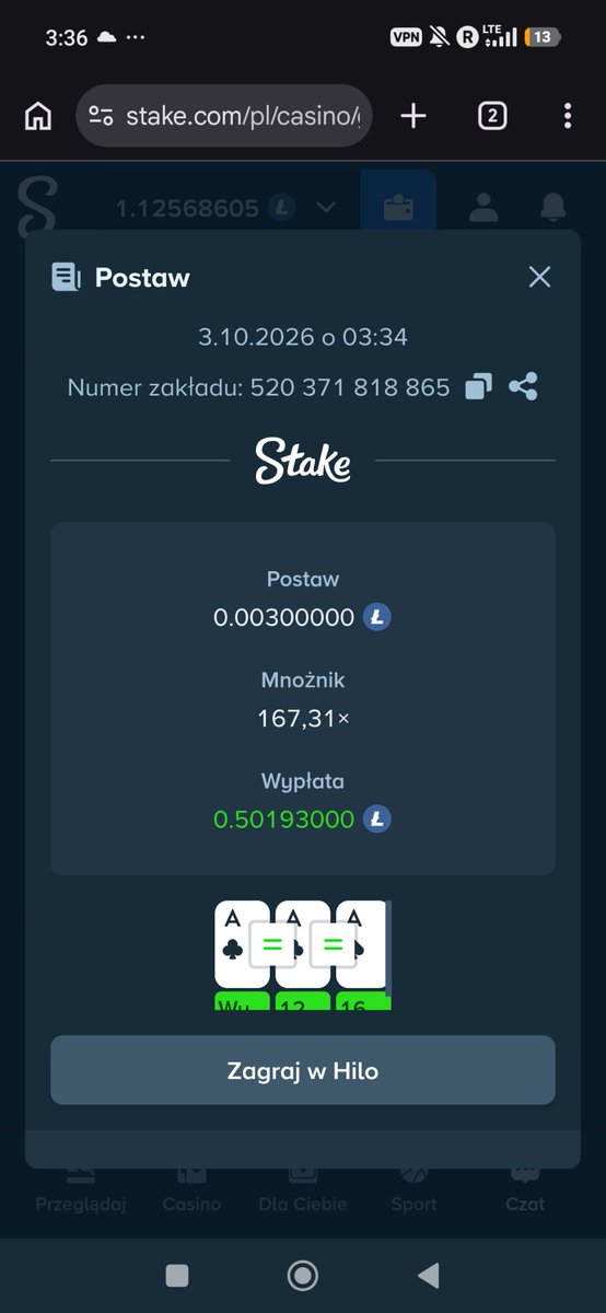 DjangoSrango's tweet photo. @RumRewards @Stake Hilo https://t.co/Hol4IqCZ8l