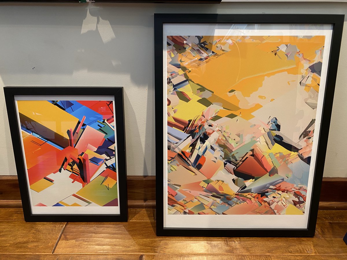 remnynt's tweet photo. 1/

if the medium is digital, the ownership should be too: Ethereum is our ledger

posters of physical work make it accessible; prints from a medium like computer graphics can do the same

so i'm opening prints to all, no wallet needed, make your own, find, and live w gen art https://t.co/nYzdocZlri