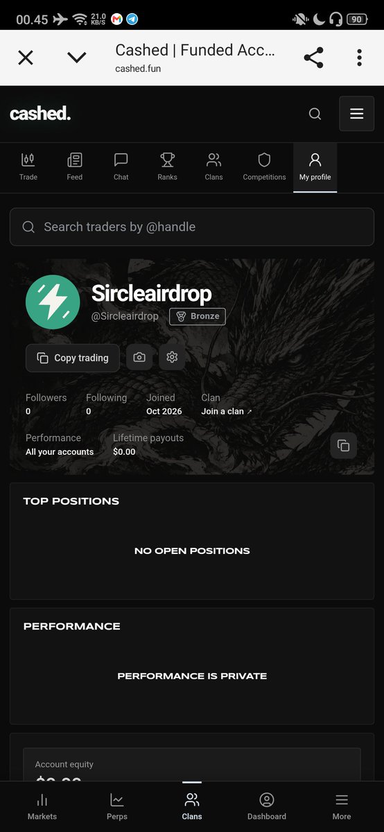 Cryptoenakin's tweet photo. @cashedfun Usn: sircleairdrop https://t.co/fwUAo7cN4d