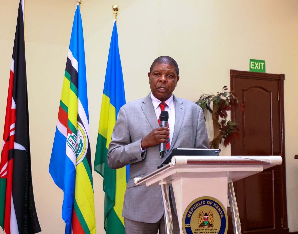 ForeignOfficeKE's tweet photo. The Kenya–Rwanda 10th Joint Permanent Commission for Cooperation (JPCC)  has commenced in Nairobi, focusing on implementation of bilateral agreements and advancing cooperation in trade, investment, connectivity and energy.  https://t.co/e7s5JSSVRb https://t.co/QHCLQxxv9v