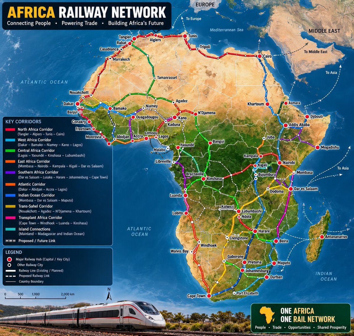 BBiryomumaisho's tweet photo. Today it's often cheaper to import from China than to buy from a neighboring country. Only about 15% of Africa's trade is with itself. Air is too costly, and our old railways only lead to the ports. imagine if Cities of Africa were connected by railways. trade can increase to 70%.