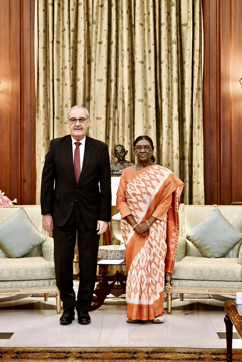ParmelinG's tweet photo. La première journée de mon séjour en Inde s’achève par un banquet d’État offert par la présidente indienne Droupadi Murmu @rashtrapatibhvn. https://t.co/5SJMmvRHja