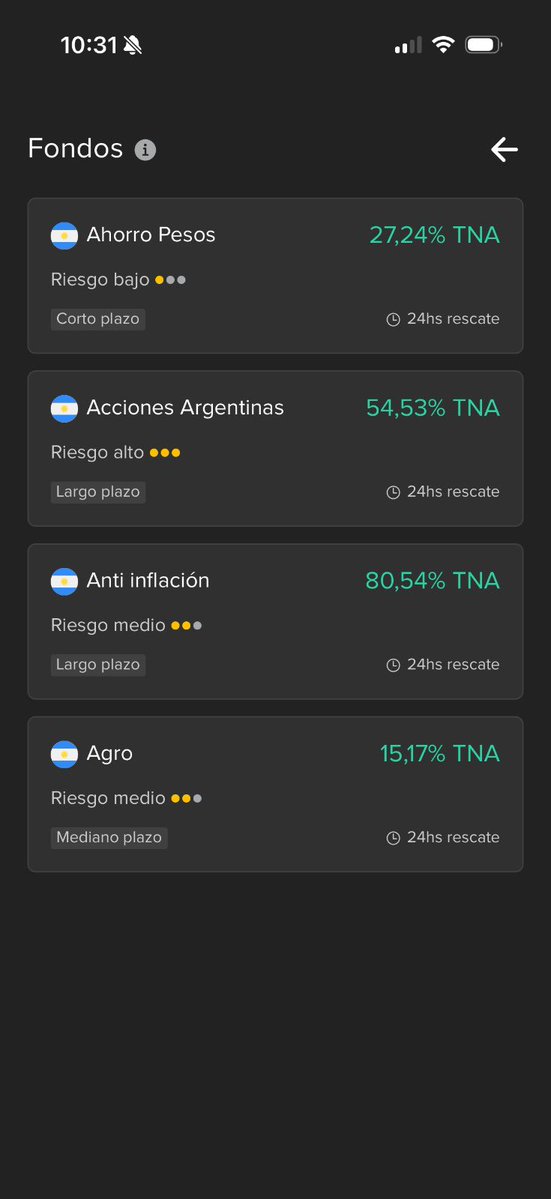 jpmarino79's tweet photo. 🚨🚨🚨 DE LAS TASAS EN PESOS A LA SOJA: FIWIND SUMA LOS FCI CON MEJOR DESEMPEÑO DEL PAÍS PARA INVERTIR DESDE SU APP

🔹Invertir en acciones argentinas, buscar cobertura frente a la inflación o seguir el precio de la soja. Éstas son algunas de las estrategias a las que ahora podés acceder desde @fiwind_io, a través de fondos administrados por profesionales.

🔹¿Qué es Fiwind? Una fintech argentina que permite pagar con QR, comprar dólar MEP, operar cripto e invertir en bolsa. También sirve para pagar en Brasil con Pix.

🔹La novedad son estos 4 fondos:

* Max Ahorro Pesos (renta fija de corto plazo en pesos).
* Consultatio Deuda Argentina (bonos ajustados por inflación CER).
* Allaria Agro (futuros de soja).
* Compass Crecimiento (acciones de empresas argentinas).

🔹¿Cómo funciona para vos? Desde la app podés invertir en cualquiera de los fondos disponibles. Fiwind no tiene gestora propia, por lo que incorporó los 4 FCI con mejor desempeño real del país, y no cobra comisiones por invertir en ellos.

🔹En un FCI, tu plata se reúne con la de otros inversores y un equipo profesional administra la cartera. Cada fondo tiene sus riesgos: podés consultar su composición y rendimiento histórico en CAFCI.

👉 En la misma app con la que pagás o comprás dólares, ahora tenés más alternativas para invertir tus ahorros.
