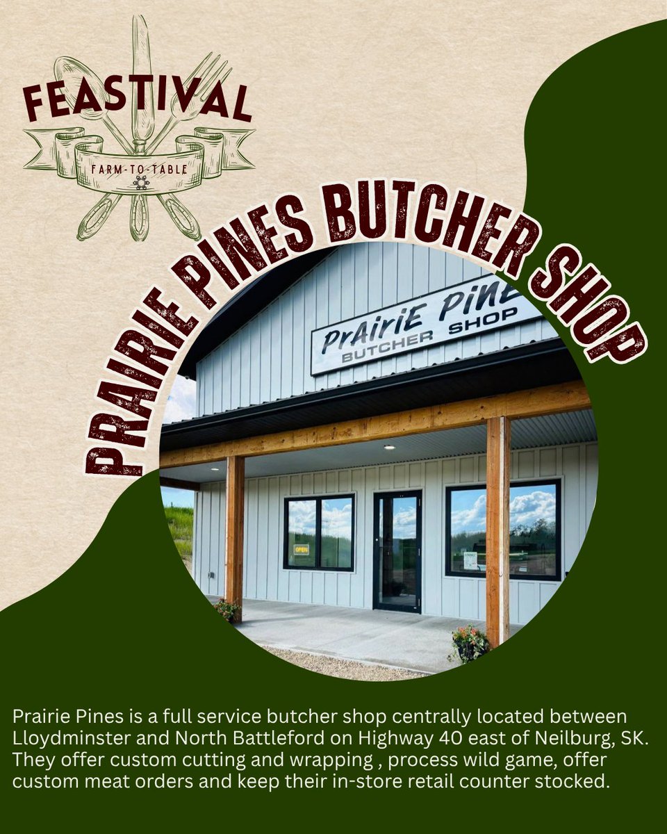 lloydexh's tweet photo. Feastival is all about supporting local businesses and Producers. We are happy to support Prairie Pines who provided the pork for the Pork Tournedos this year! https://t.co/v0CbcLMdhR