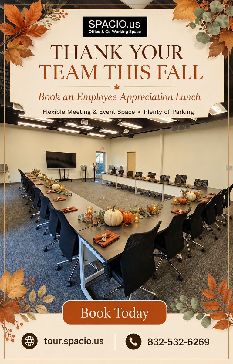 spacio_us's tweet photo. Host your next corporate lunch at https://t.co/3CSZvn5riY Coworking, spread out, mingle, and enjoy time together without feeling crowded. Add team-building activities to turn lunch into an afternoon of connection and fun.

Bring your favorite food—we’ll provide the space! https://t.co/XAvMB5EIqO