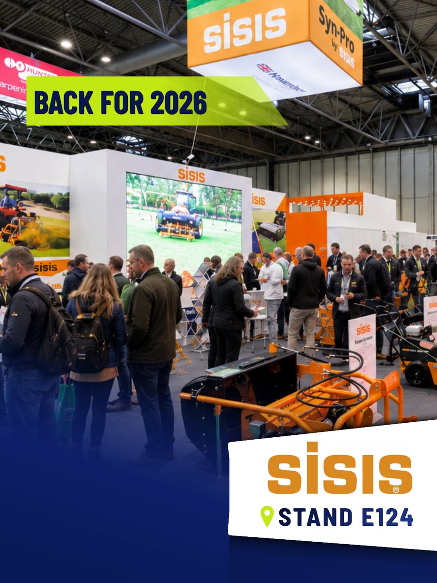 SALTEX_show's tweet photo. Who’s on your must-see list?

From Dennis and SISIS to ISEKI and Kubota, meet the teams, explore the latest machinery and solutions, and compare what’s on offer for the season ahead.

And they’re far from the only ones returning... Register free 👉 https://t.co/31RydtrlRt https://t.co/0yTHv79jOB