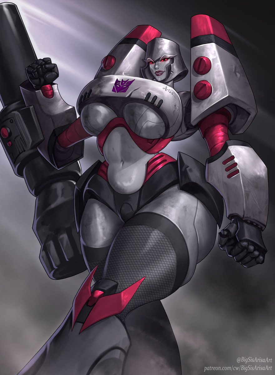 BigSisArisaArt's tweet photo. SFW Megatron 

A female version of Megatron, inspired by various Megatron designs - primarily the one from Transformers: Animated

Write down what name you would give her?
only funny options

#Transformers #art https://t.co/iQbwjaqiA1