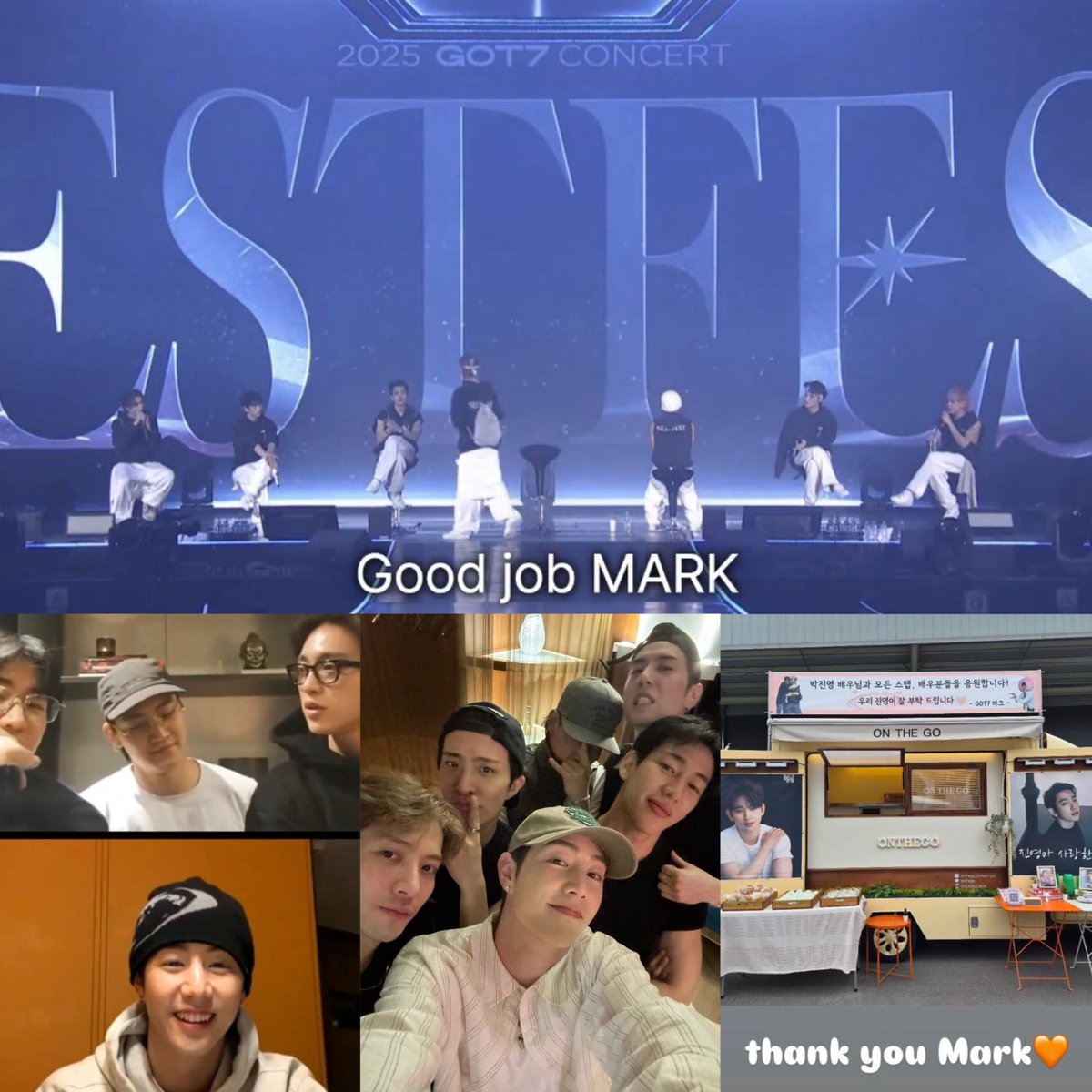yoonauly's tweet photo. i’ve said this before and i’ll say it again: mark loves language as the eldest of his 6 got7 brothers is to be present and be there for them. he might be the quietest compared others, also the one who lives the furthest with a huge time zone gap yet he’ll be there as much as possible