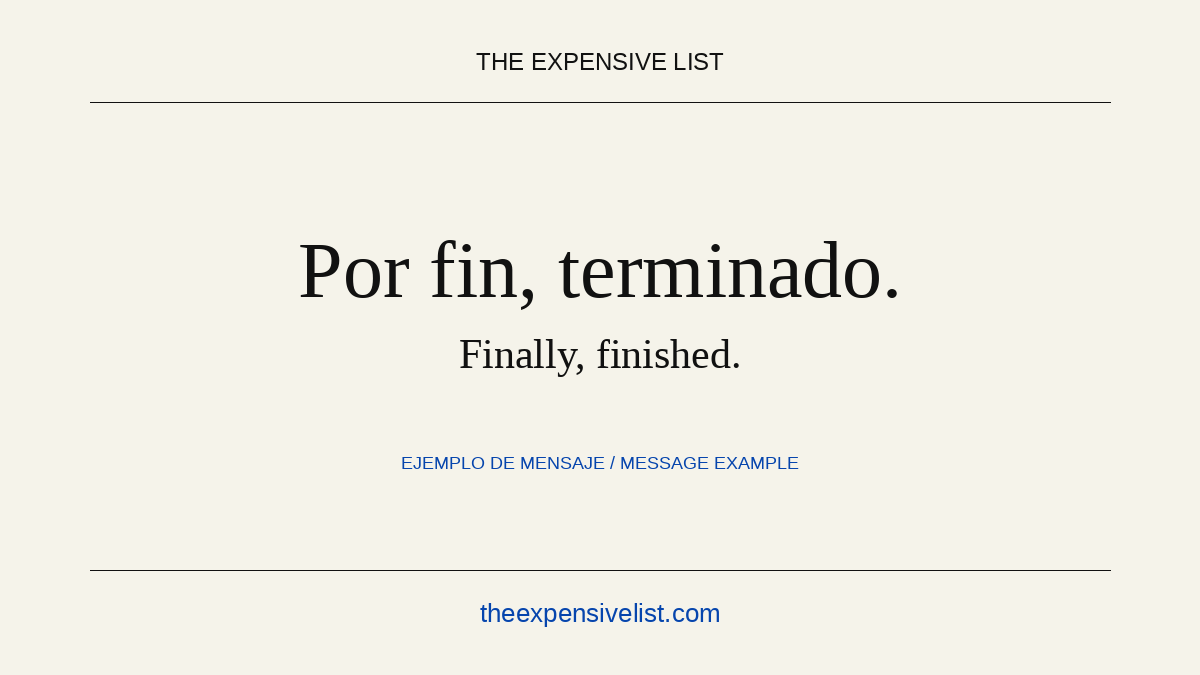 Expensive_List's tweet photo. "Terminé algo que llevaba meses aplazando." También merece quedar escrito.

"I finished something I kept putting off." That is worth writing down too.

https://t.co/eYbI0YaBax https://t.co/RGvLaA9TcX