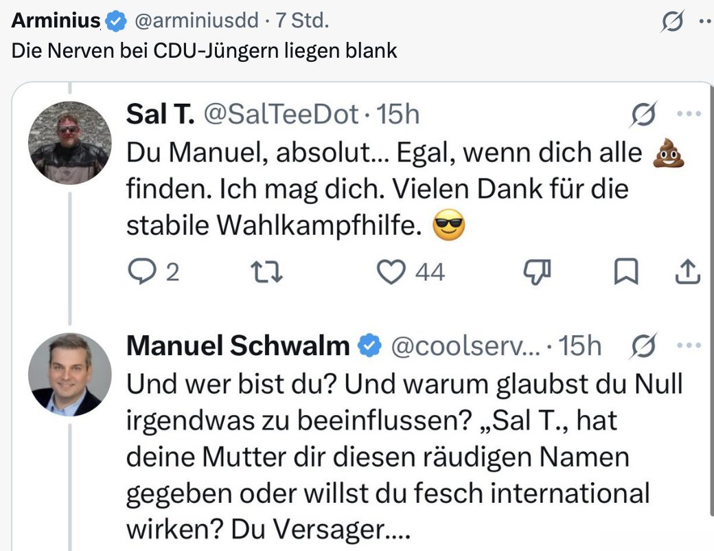 TomCoulin's tweet photo. @welt Die "bürgerliche Mitte"??? Nein, danke und im Kommunikationsstil der @cdu ausgedrückt - #fckoff https://t.co/5OVkWjwROJ