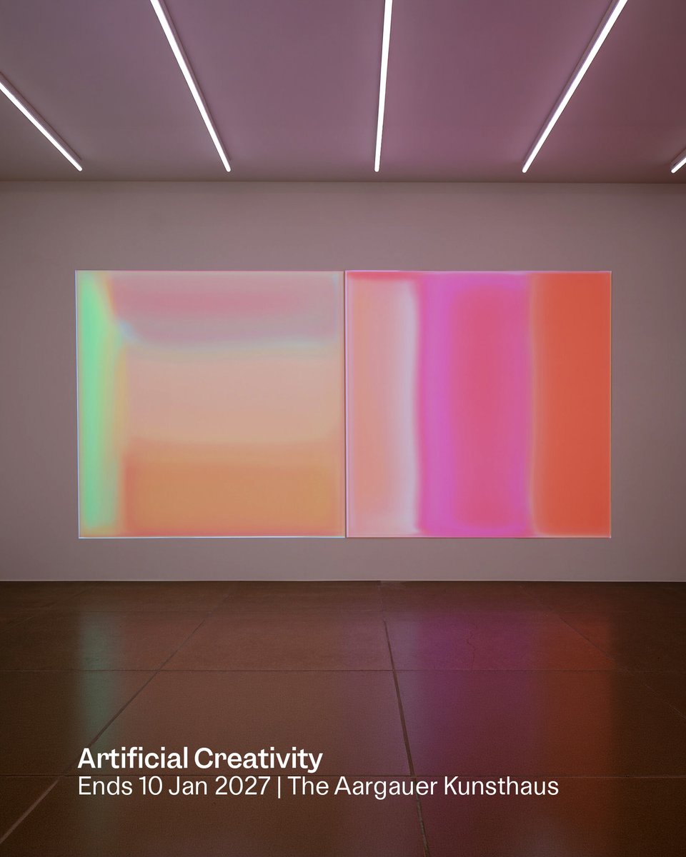 silkarthouse's tweet photo. 2/6
Artificial Creativity
Ends 10 Jan 2027 | @KunsthausAarau
Onome Ekeh, @Terrybroad https://t.co/XWr2qVf5ta