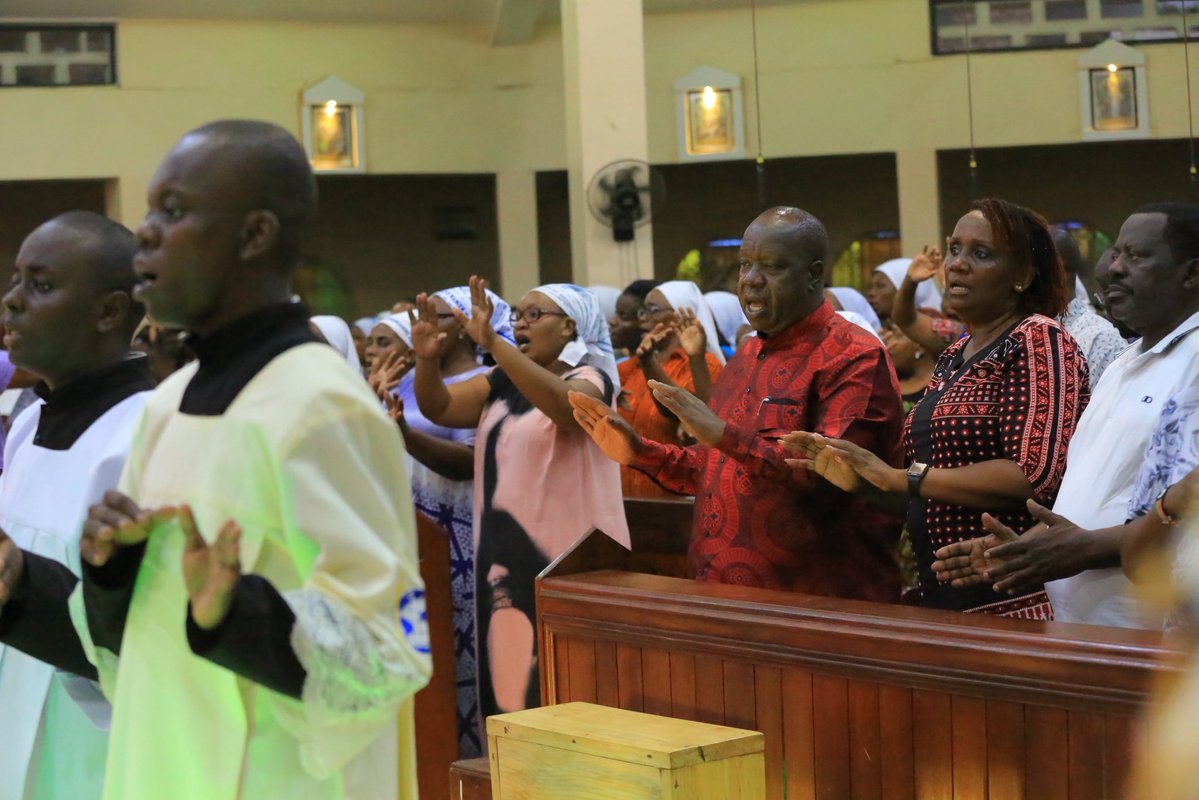 RealMatiangi's tweet photo. This evening, I joined the faithful and families of St. Mathias Mulumba Catholic Parish in Mikindani, Mombasa, to stand with them in grief following the tragic loss of 17 pilgrims in the Salama road crash.

They had set out on a journey of faith to the National Shrine in Subukia for the National Prayer Day, but tragically never reached their destination.

In this hour of profound sorrow, we stand with the bereaved families, the St. Mathias Mulumba Parish community and the entire Catholic fraternity. May God comfort and strengthen them, and may He grant the departed eternal rest.