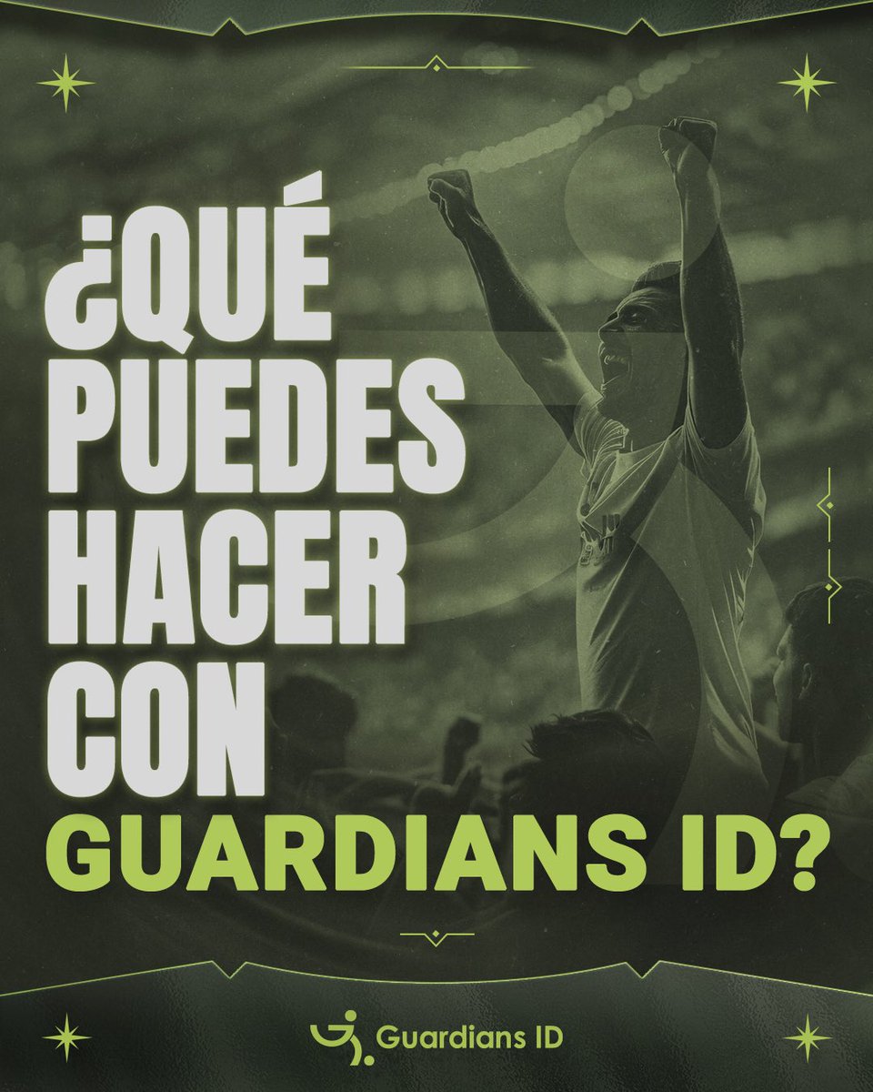 GuardiansID_ok's tweet photo. Con #GuardiansID podés crear tu pasaporte digital, seguir a tus clubes, jugar, hacer check-in en estadios, ganar GOBx, coleccionar insignias, usar tu billetera y acceder a experiencias y beneficios exclusivos. 🛡️⚽
Más que una app: una nueva forma de vivir tu pasión. https://t.co/68GfLW1Qs4