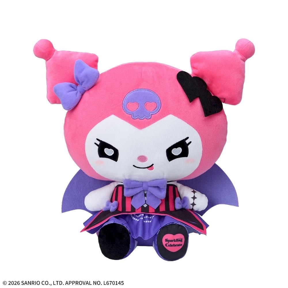sanriodaily's tweet photo. ‘sparkling celebrate’ kuromi 💫 https://t.co/aqNM6Q6ULk