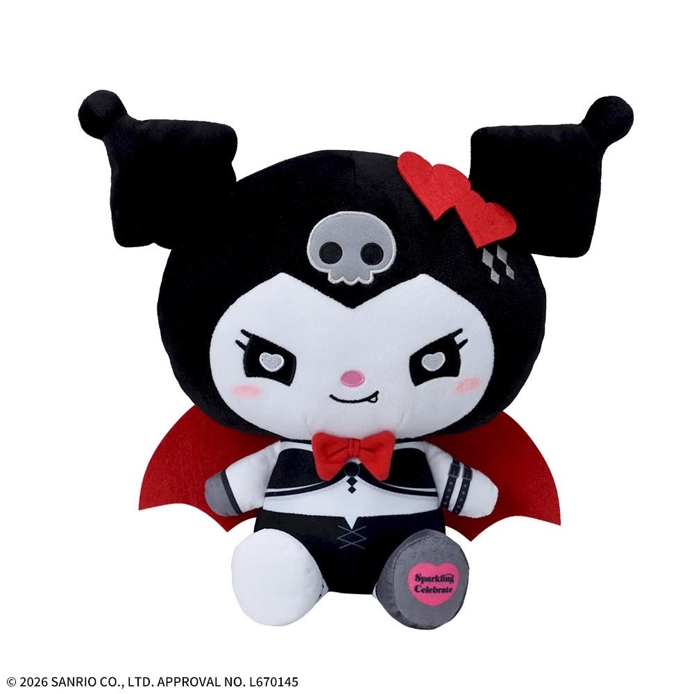 sanriodaily's tweet photo. ‘sparkling celebrate’ kuromi 💫 https://t.co/aqNM6Q6ULk