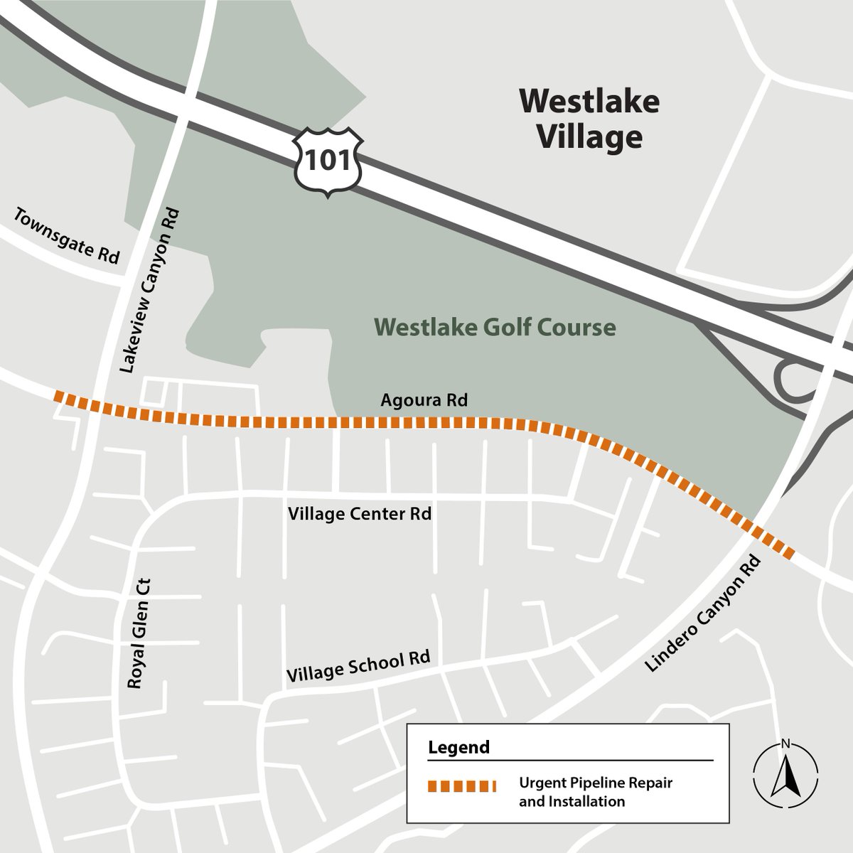 ourpureh2o's tweet photo. 🚧 Reminder: Construction has begun on Agoura Rd between Lindero Canyon Rd and Lakeview Canyon Rd.

Expect day and night work with traffic impacts and delays over the next 4–6 months. Please plan ahead and allow extra travel time.

🔗https://t.co/SkbnldfZxm https://t.co/ZtA78LLBoX