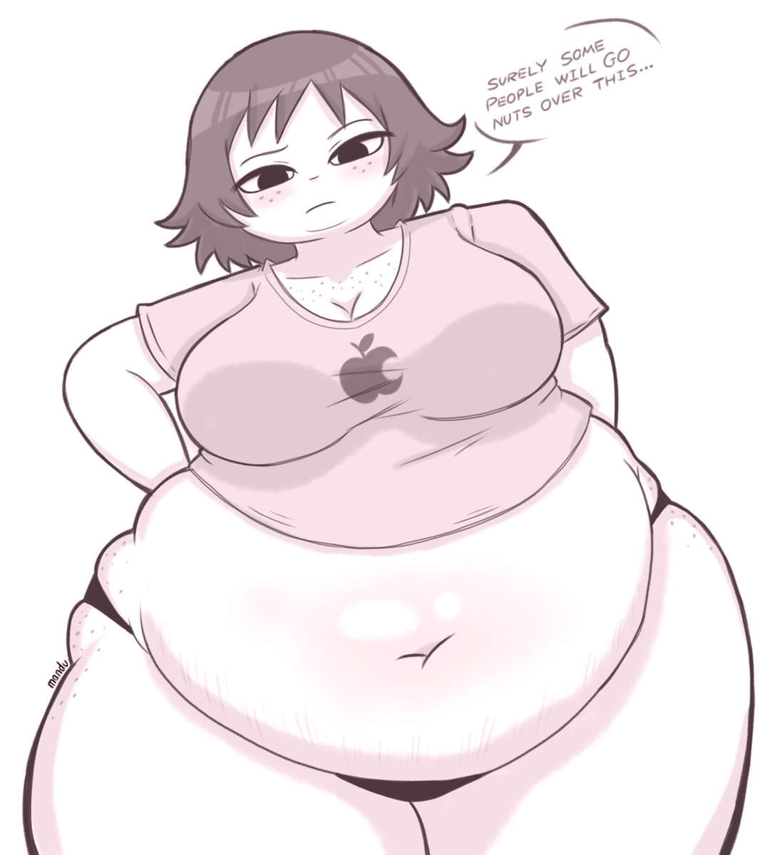 steamymandu's tweet photo. I felt like drawing fat Kim Pine. https://t.co/f4nOb5Ptp2