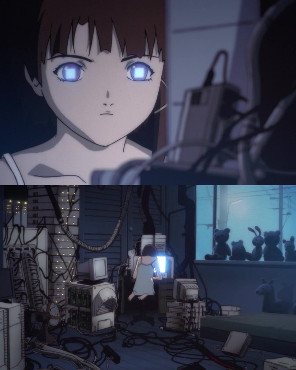Retroanimes_'s tweet photo. Serial Experiments Lain (1998) https://t.co/vb0eVhGhPy