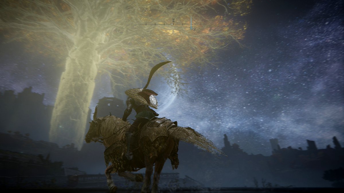 paradiseteaa's tweet photo. リエーニエ綺麗だからつい写真撮りたくなっちゃう🌕✨
 #ELDENRING https://t.co/oeyPaxmj8r