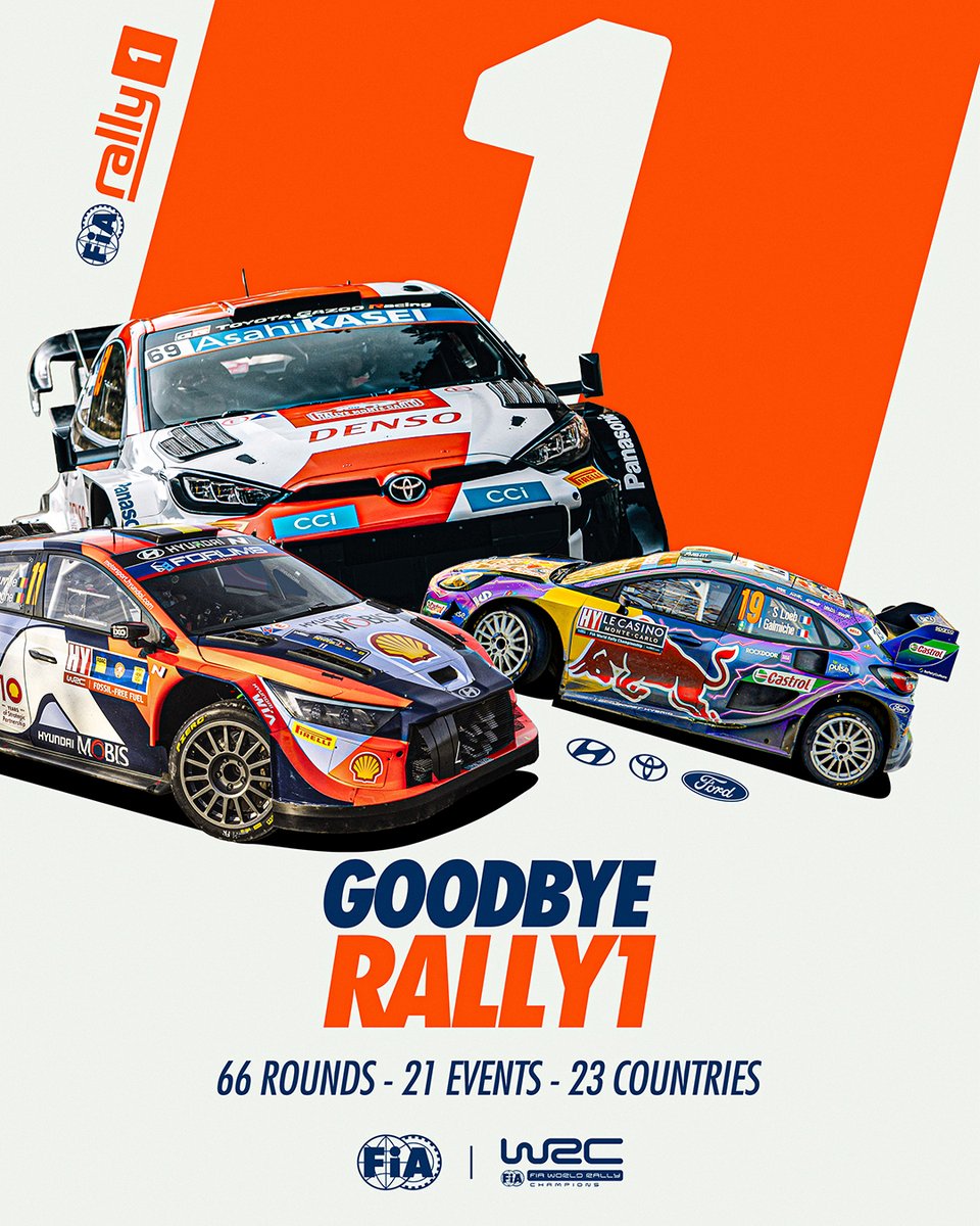 fia's tweet photo. The beginning of the next chapter 👀 🔥

As the dust settles on WRC Rally Italia Sardegna, the Rally1 era comes to a close. These incredible machines have pushed technology, innovation and engineering to new heights, creating unforgettable moments and memories along the way 👏

A new era is coming in 2027, with new regulations designed to open a new chapter for the sport, bringing rallying closer to its roots while building a more accessible future 🔥

#FIA #WRC
