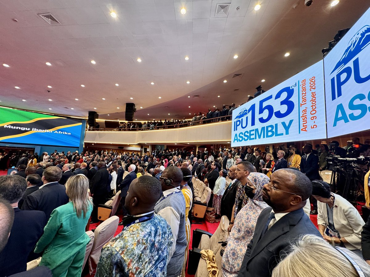 jeangene_vilmer's tweet photo. Since 1889, the Inter-Parliamentary Union has connected parliaments worldwide to advance dialogue, peace and democracy. This week, for the first time, an IPU Assembly is taking place in Tanzania 🇹🇿, home of IPU President Dr Tulia Ackson. #IPU153 https://t.co/zvVTMVCWGF