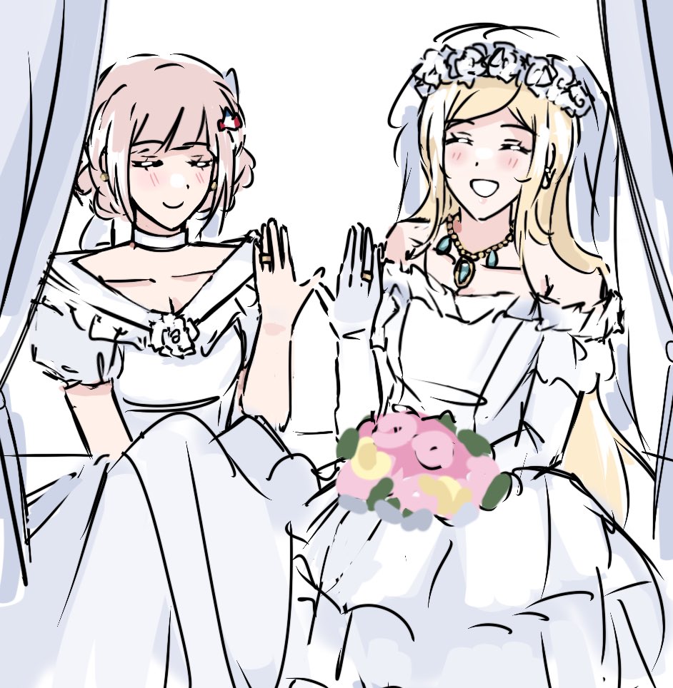 vastskates's tweet photo. soniaki wedding #danganronpa https://t.co/bxWkT7zBpy