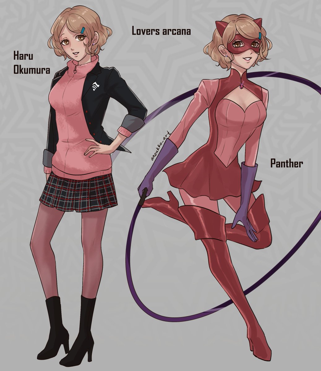 anzukko_art's tweet photo. P5 arcana swap - High fashion model and Shujin student Haru Okumura. Though at first glance aloof, she hides a sweet personality underneath
#persona5 #p5 https://t.co/YBdpPdjsCU