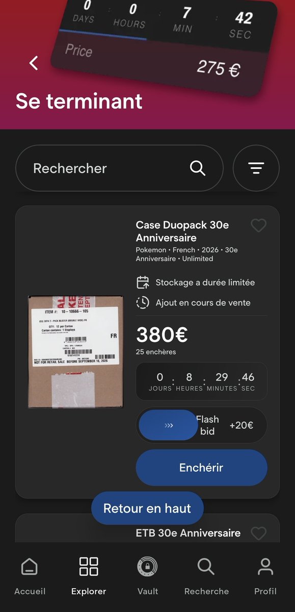 VCollector_hd's tweet photo. Les « indés » qui pleuraient pour avoir du stock Pokémon… 😂
Pendant ce temps, des CASES ENTIÈRES du 30e finissent aux enchères sur GCC.

Elles étaient destinées à être vendues au détail, non ? 🤔
@Asmodee_FR @PokemonFR , il serait peut-être temps de tracer vos allocations. 👀 https://t.co/WZI0lPZbxK