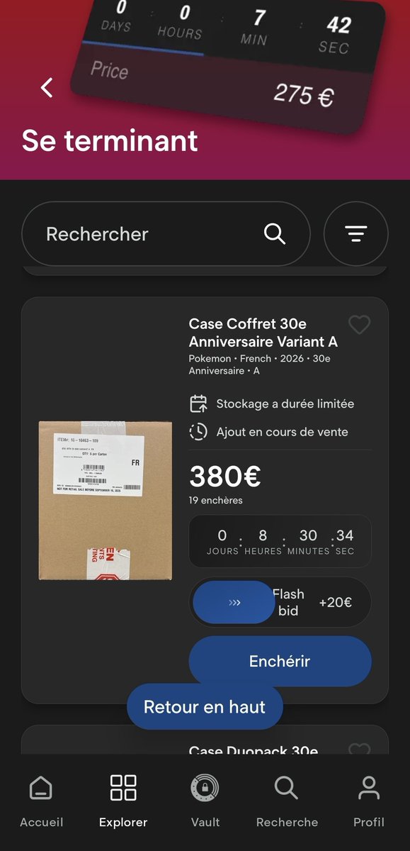 VCollector_hd's tweet photo. Les « indés » qui pleuraient pour avoir du stock Pokémon… 😂
Pendant ce temps, des CASES ENTIÈRES du 30e finissent aux enchères sur GCC.

Elles étaient destinées à être vendues au détail, non ? 🤔
@Asmodee_FR @PokemonFR , il serait peut-être temps de tracer vos allocations. 👀 https://t.co/WZI0lPZbxK