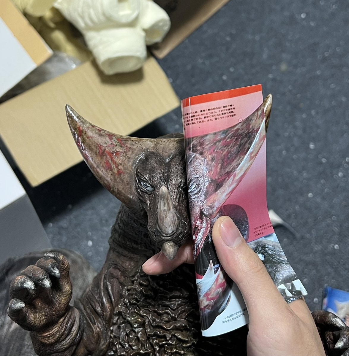 Mosesgunn1dm's tweet photo. 阿斯工房のゴモラ、完成しました！
＃特撮 https://t.co/3B5y2YLYbh