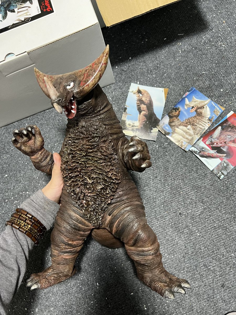 Mosesgunn1dm's tweet photo. 阿斯工房のゴモラ、完成しました！
＃特撮 https://t.co/3B5y2YLYbh