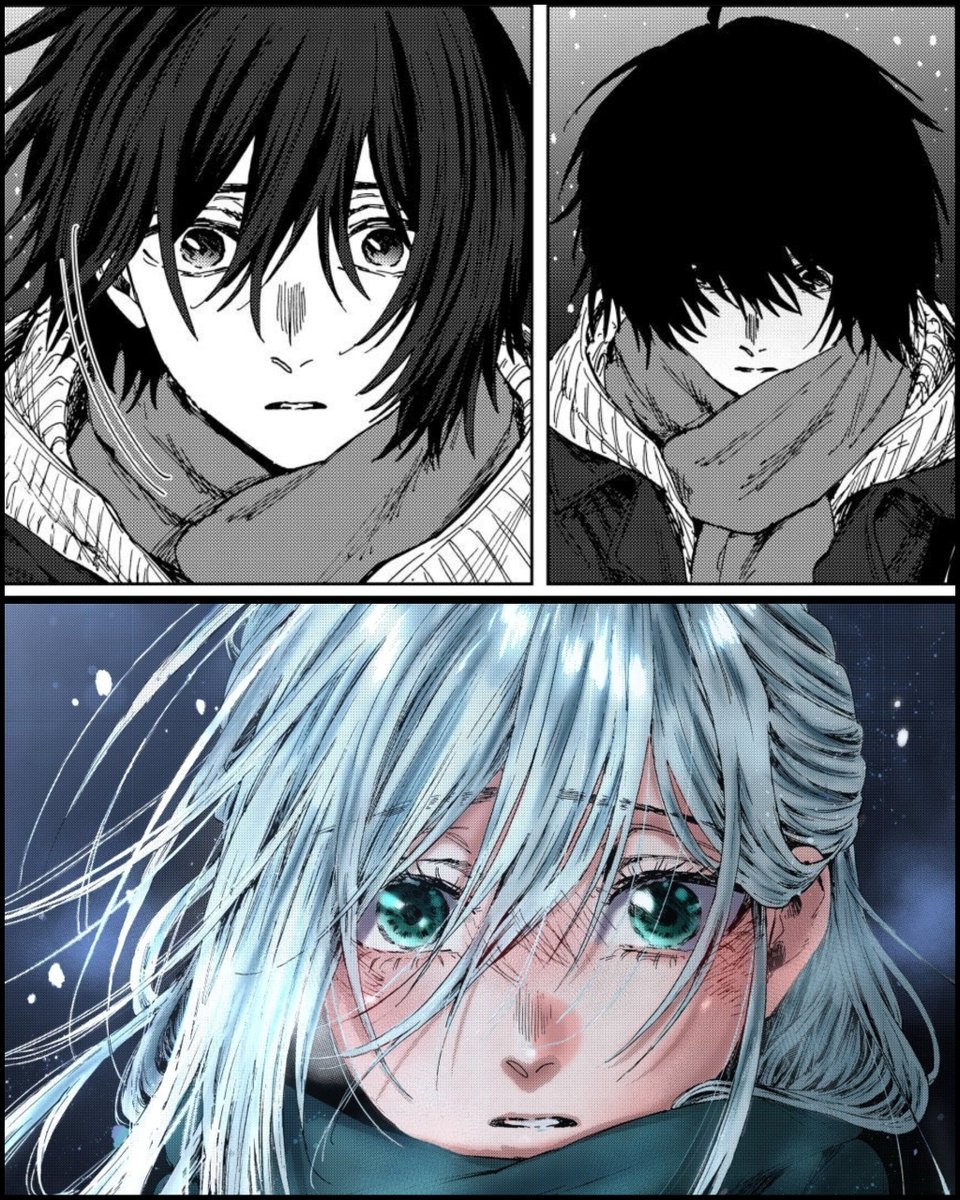 Okiru87's tweet photo. A dinâmica Casal verão (☀️) x Casal inverno (❄️) de Kaoru Hana me ganha demais. https://t.co/lt5gI50wsn
