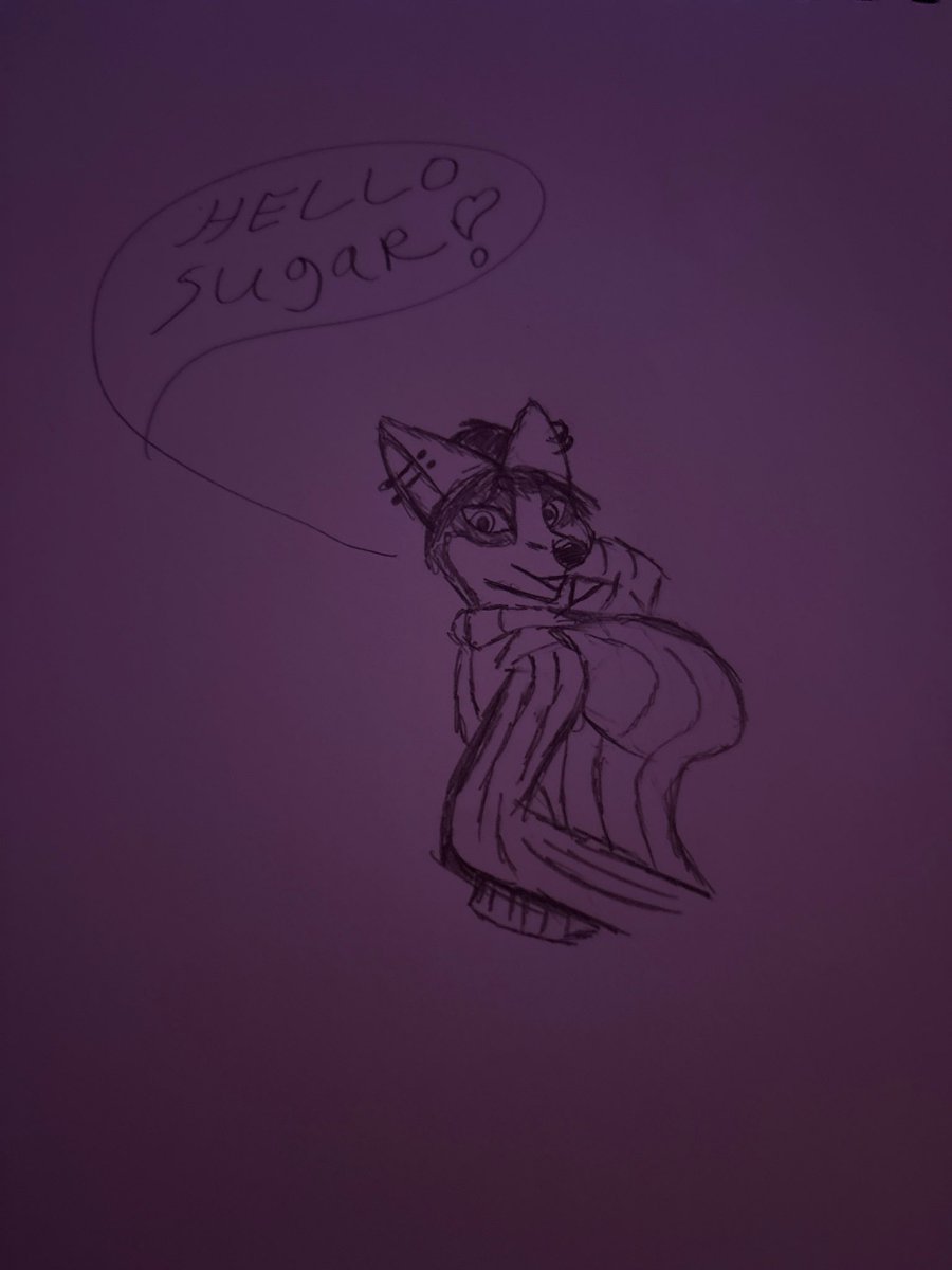 Goth_steambath's tweet photo. Try not to judge me too hard i have not picked up a pencil in 2 years and im relearning to draw. 

But i drew @nicole_garani for the fall season figured a sweater would look good for the spooky season.

#furryartㅤㅤㅤ #furry #furryart2026 https://t.co/pWShZRbeJI