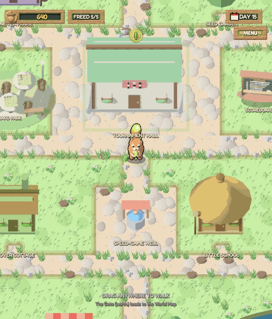 ExcelBarrett's tweet photo. This week we gave Acorn Rain voices: 429 lines across the game. The quiet parts of the game feel a lot less quiet now.

The demo is still free to play in your browser.
https://t.co/a8vLjUZ3WP https://t.co/BA9xiC5e0X