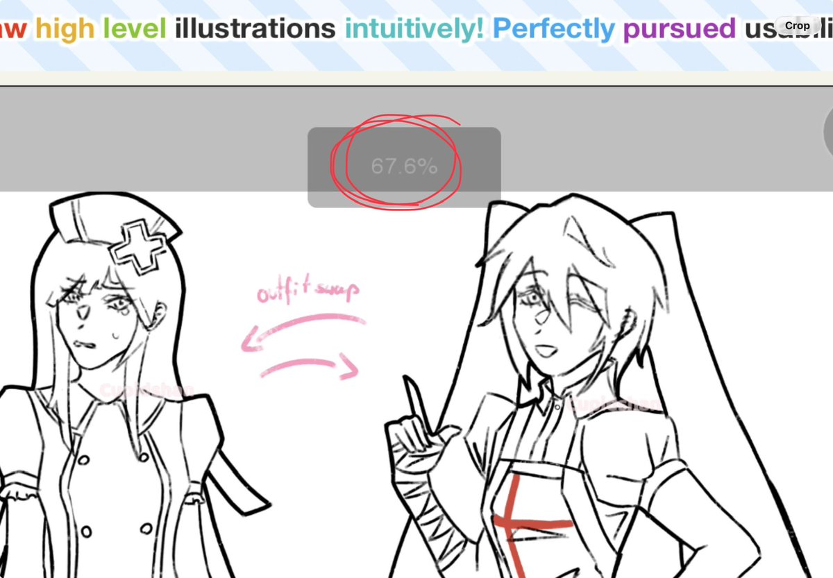 cupidshann's tweet photo. Nurse miku x Mikan tsumiki outfit switch????!!! I got this idea at school today 

#mikan #danganronpa #mikantsumiki #miku #hatsunemiku #digitalartㅤ #artcommissions2026 #artcommissions #artmoots #vocaloid #VocaloidFanart #danganronpafanart https://t.co/Ytwqz4QhEp