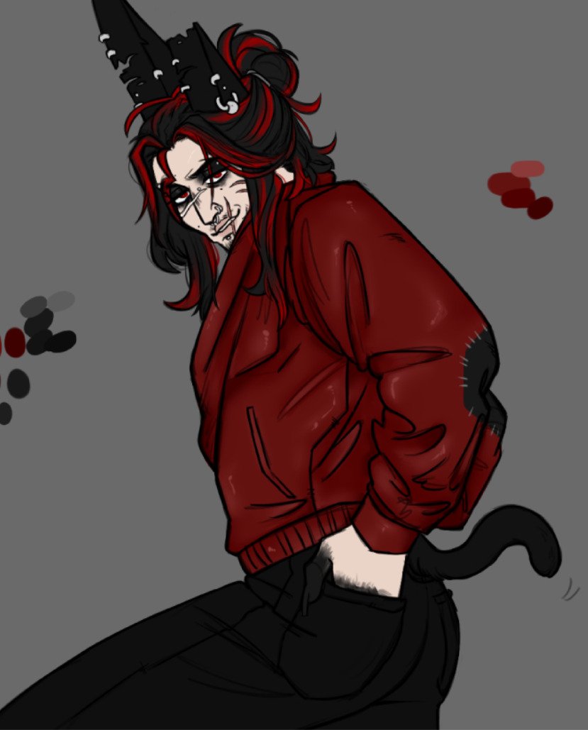 catboyf's tweet photo. Hello, I'm opening commissions in order to help fund my attempt at starting testosterone! Prices + TOS + more examples linked in my carrd: https://t.co/evDV9V5Tww https://t.co/0I52z07eTW